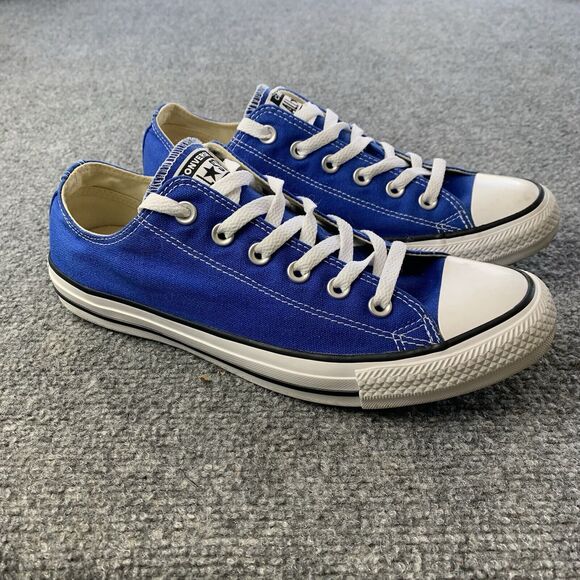 Converse All Stars Low Top Blue Canvas Shoes Size Men's Size 8 / Women's Size 10 - Picture 3 of 11